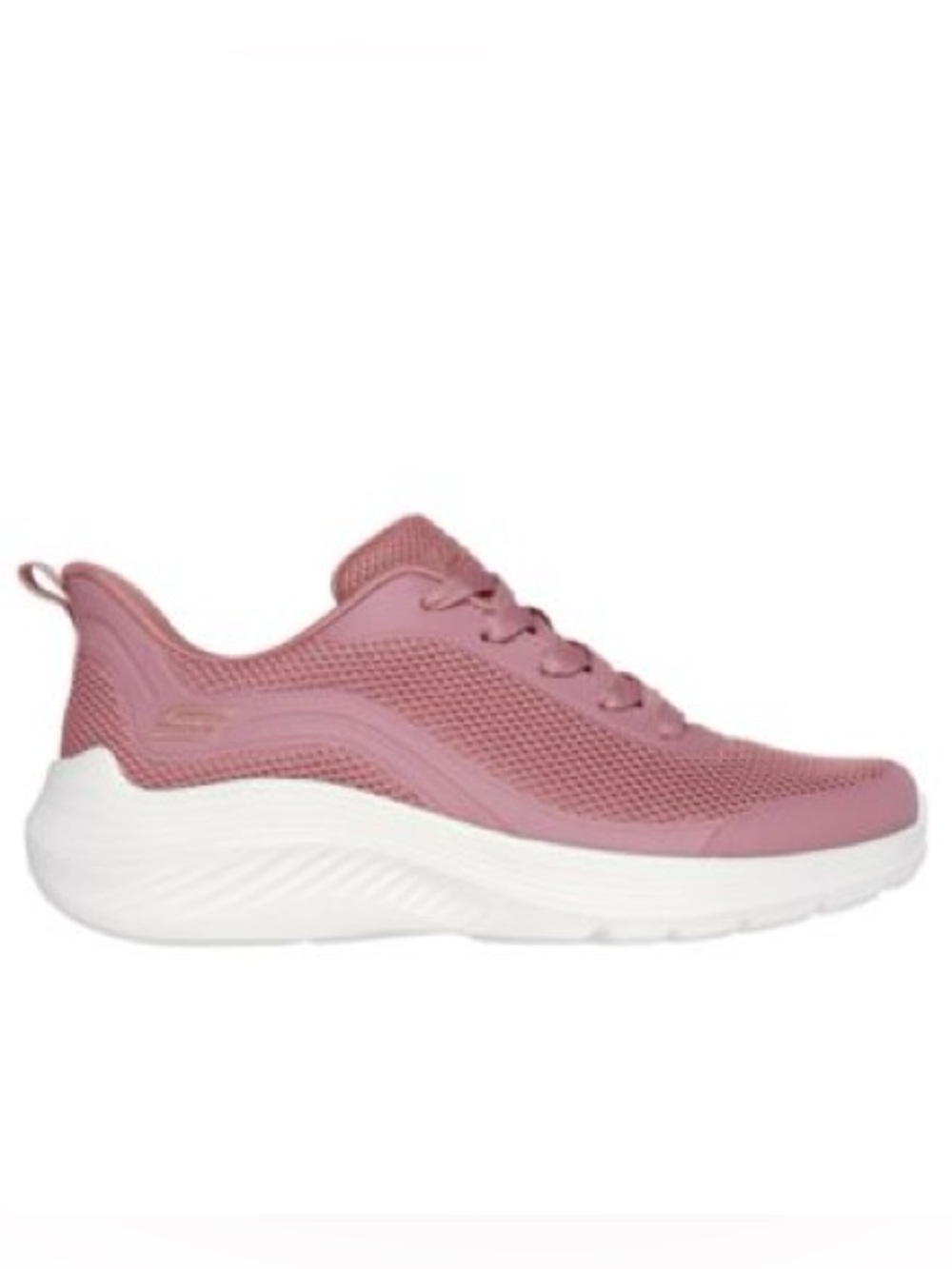 Skechers Womens Bobs Sports Squad Waves Mauve Sneaker